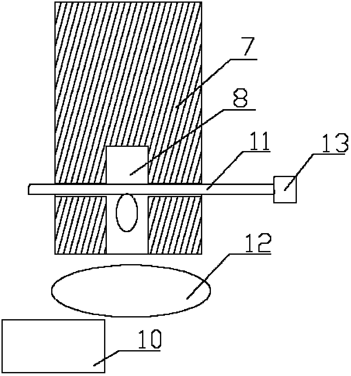 Device for manufacturing craniocerebral explosion injury models for small animals