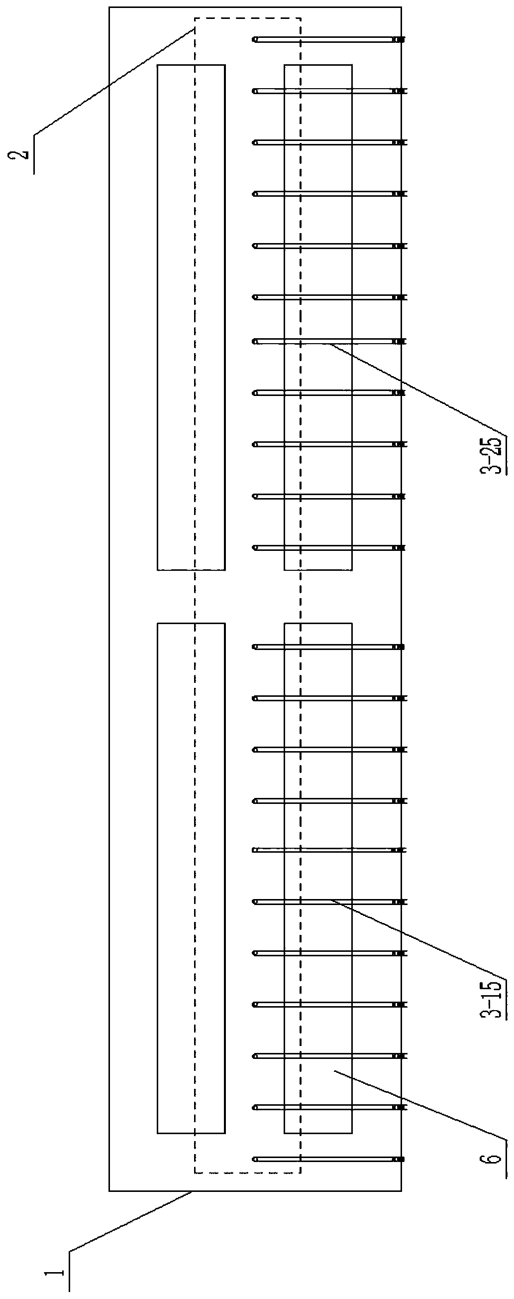 Exhaust system of silicon carbide smelting workshop