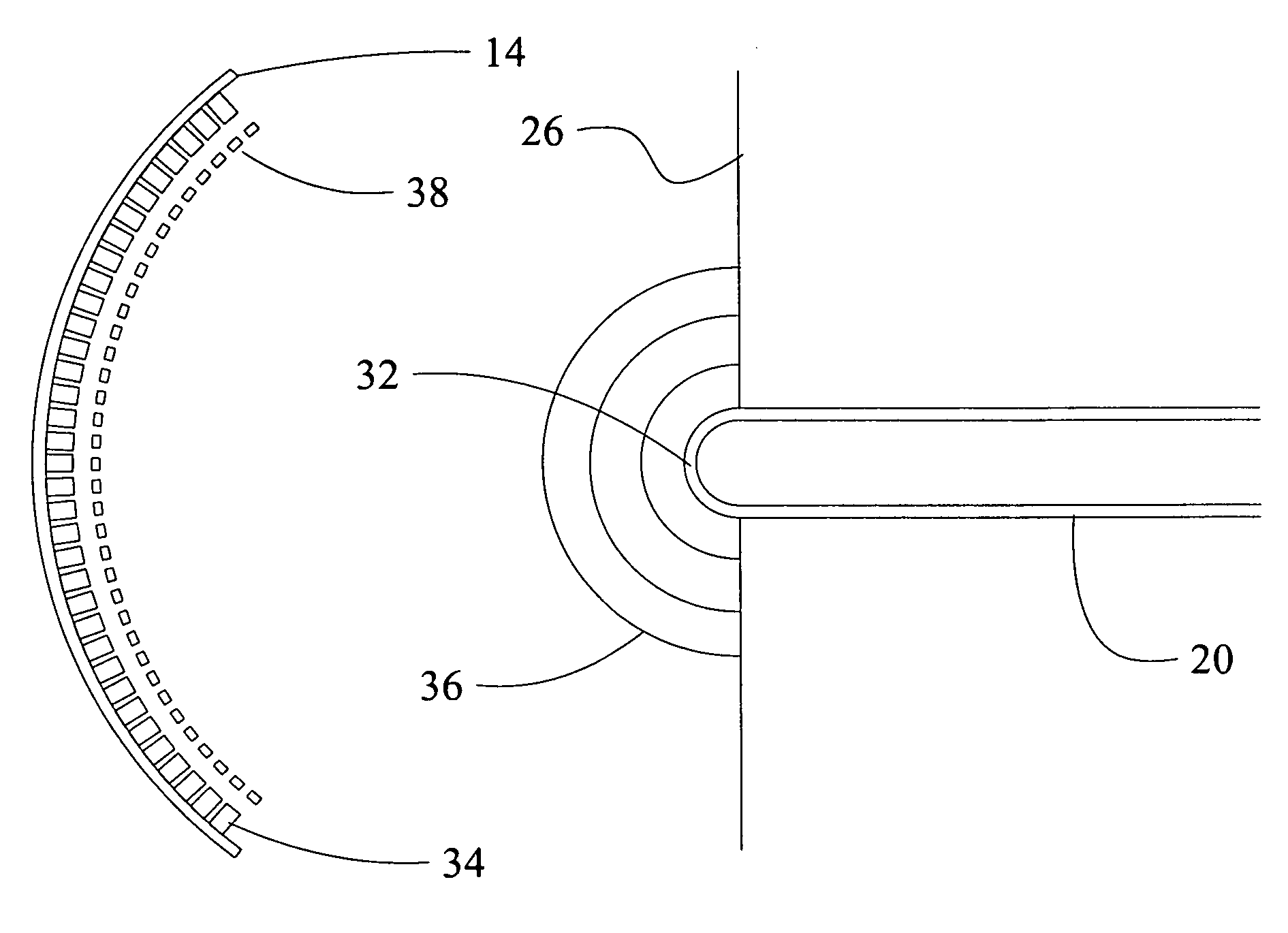 Spherical array laser source