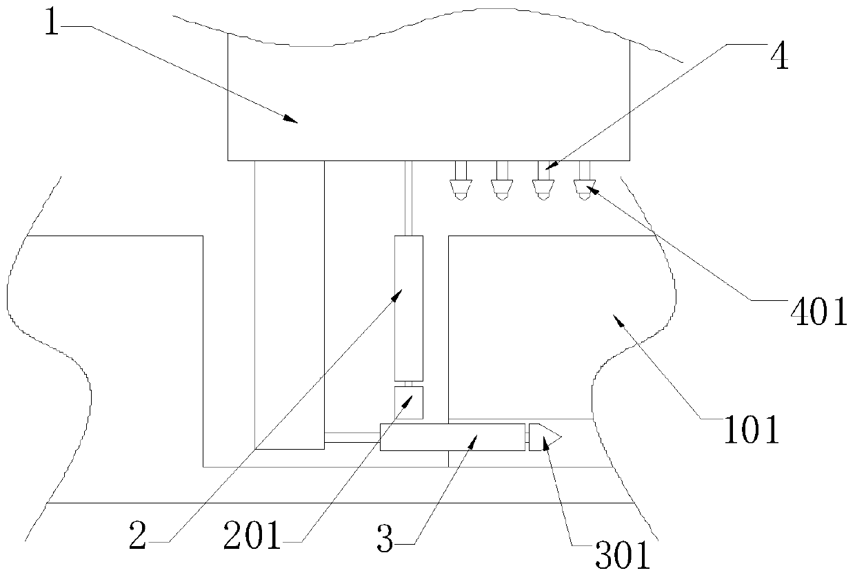 Coal seam crushed coal reducing cutting device