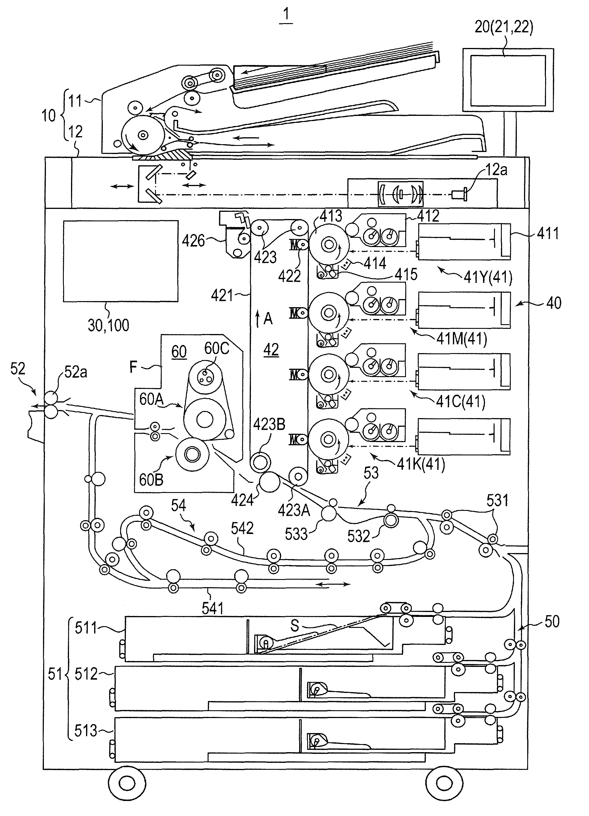 Image forming apparatus with registration rollers configured to reset the lateral position of a sheet