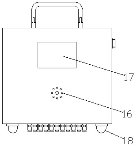 One-hole and one-measurement monitoring device for coal mine drill site extraction and detection method of one-hole and one-measurement monitoring device