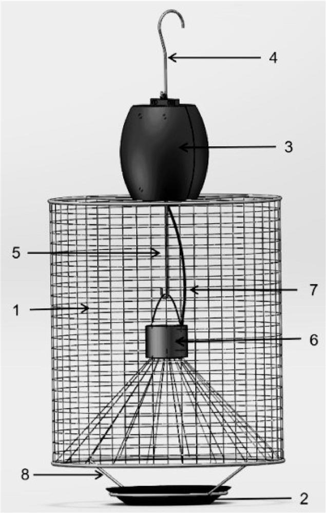 Intelligent fly trap cage device