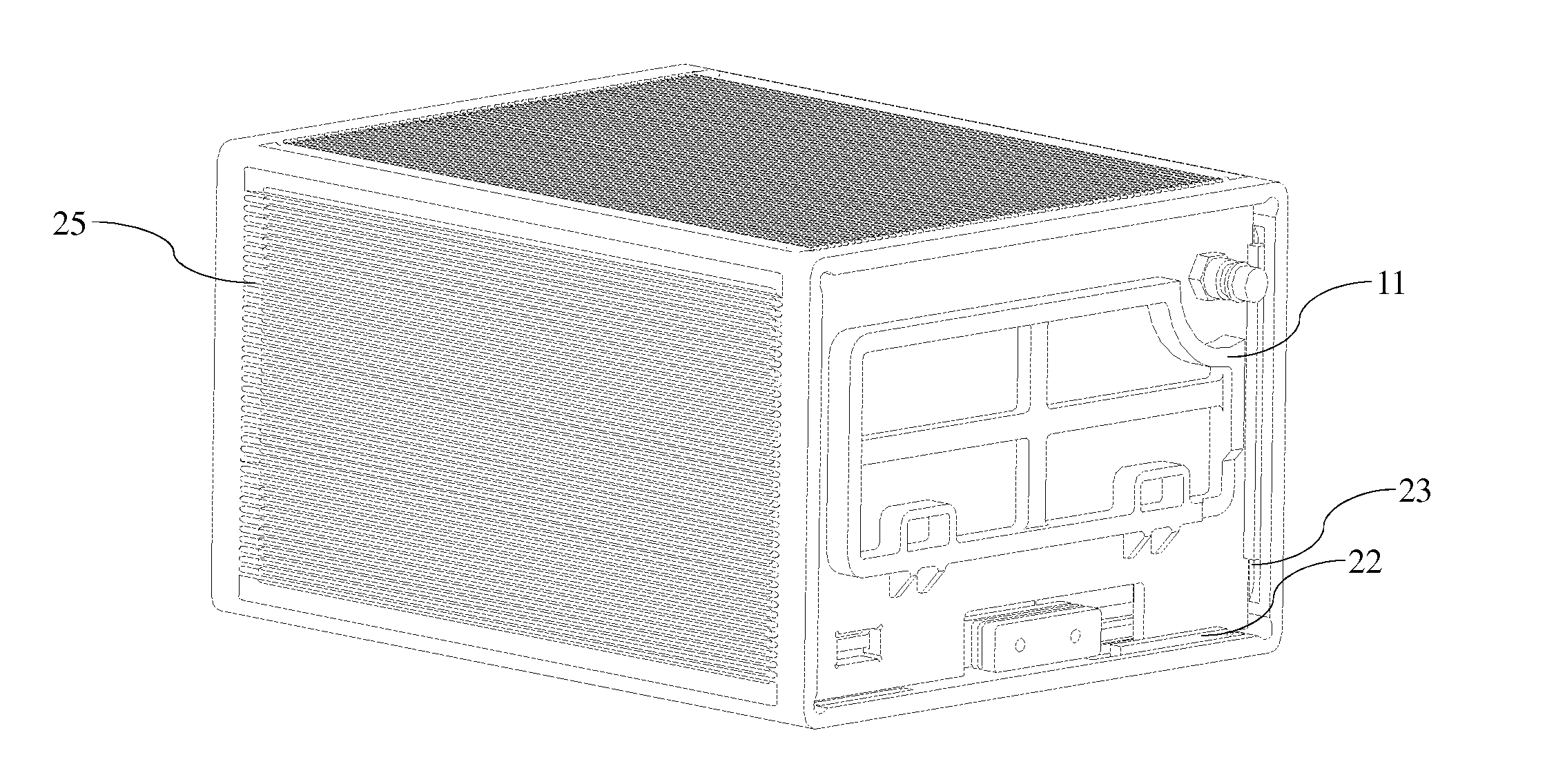 Battery pack injected with phase change material