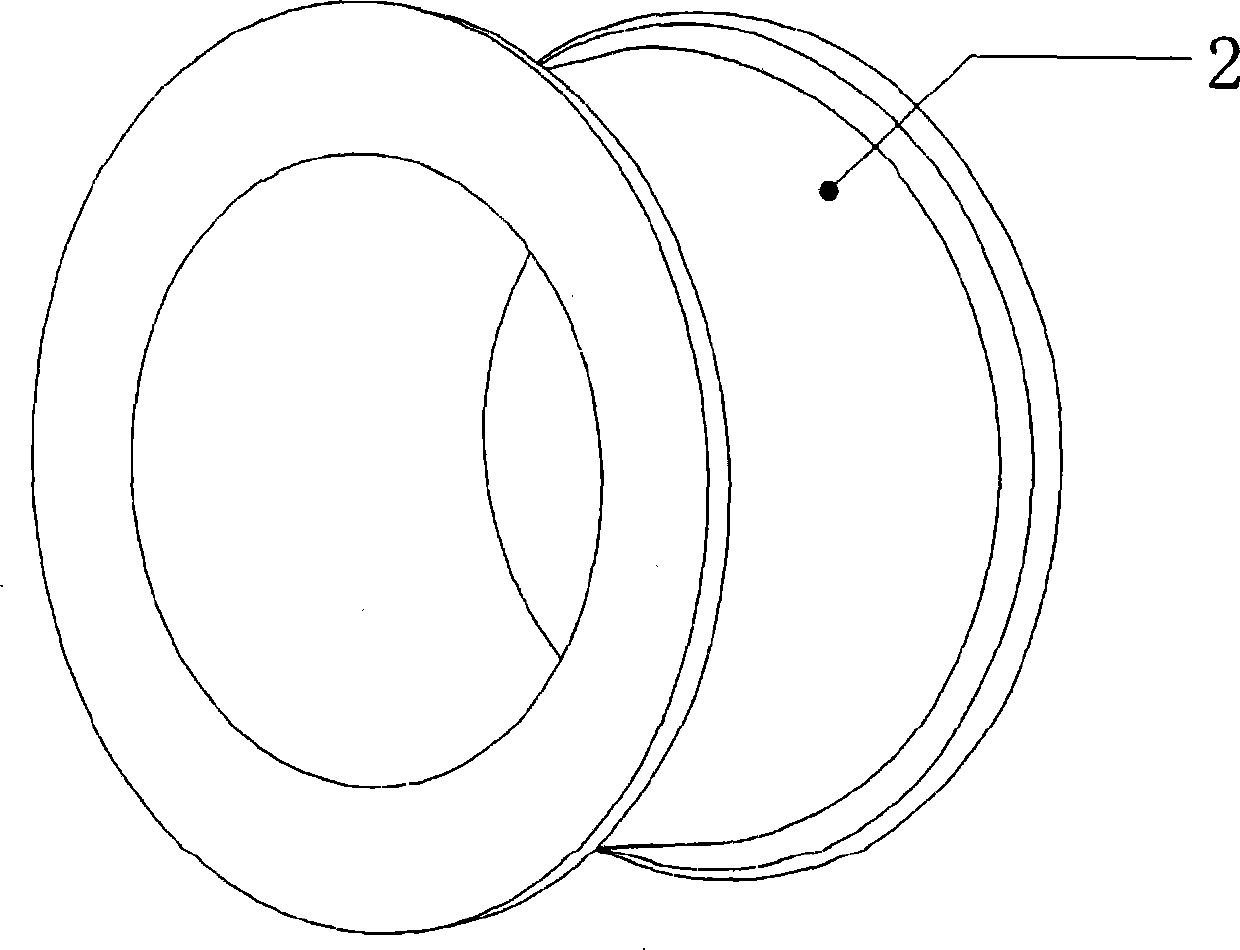 Center-shaft-type cylindrical roller bearing