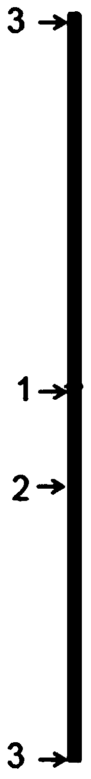 Liquid lead-bismuth fuel rod for cooling ADS reactor and with weak PCI effect