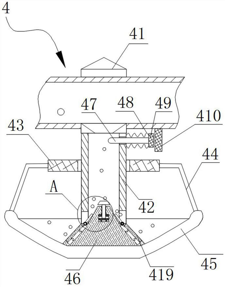 An automatic feeding device for feeding trays for poultry breeding