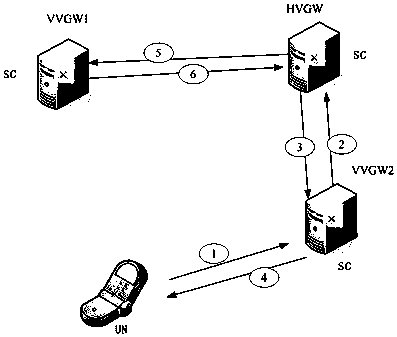 Implementation method for voice call borne by LTE