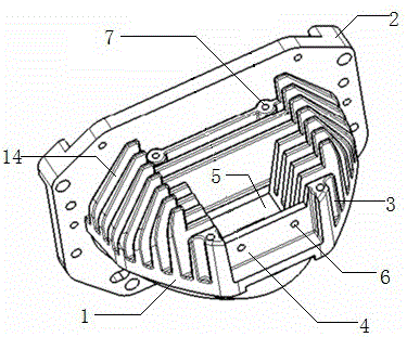 Head lamp radiator