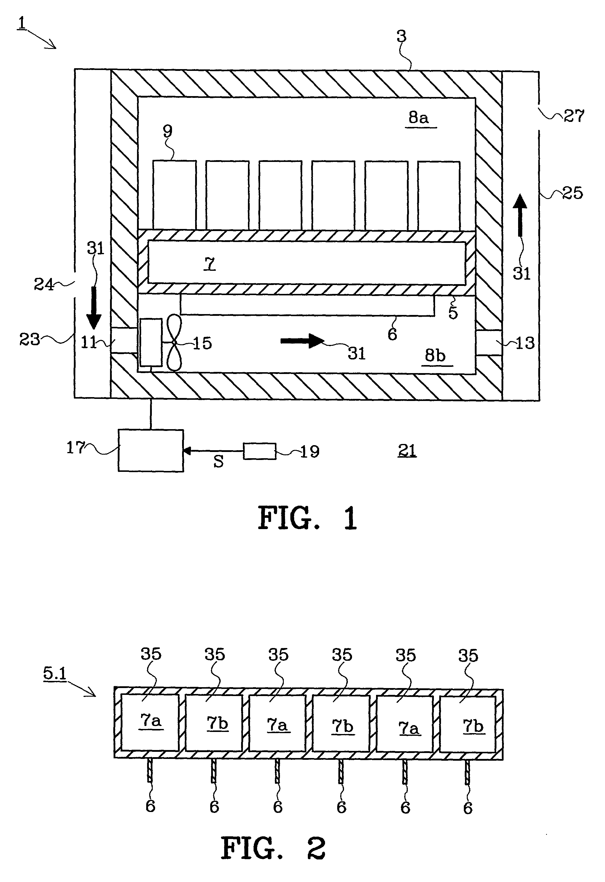Method and device relating to battery temperature regulation