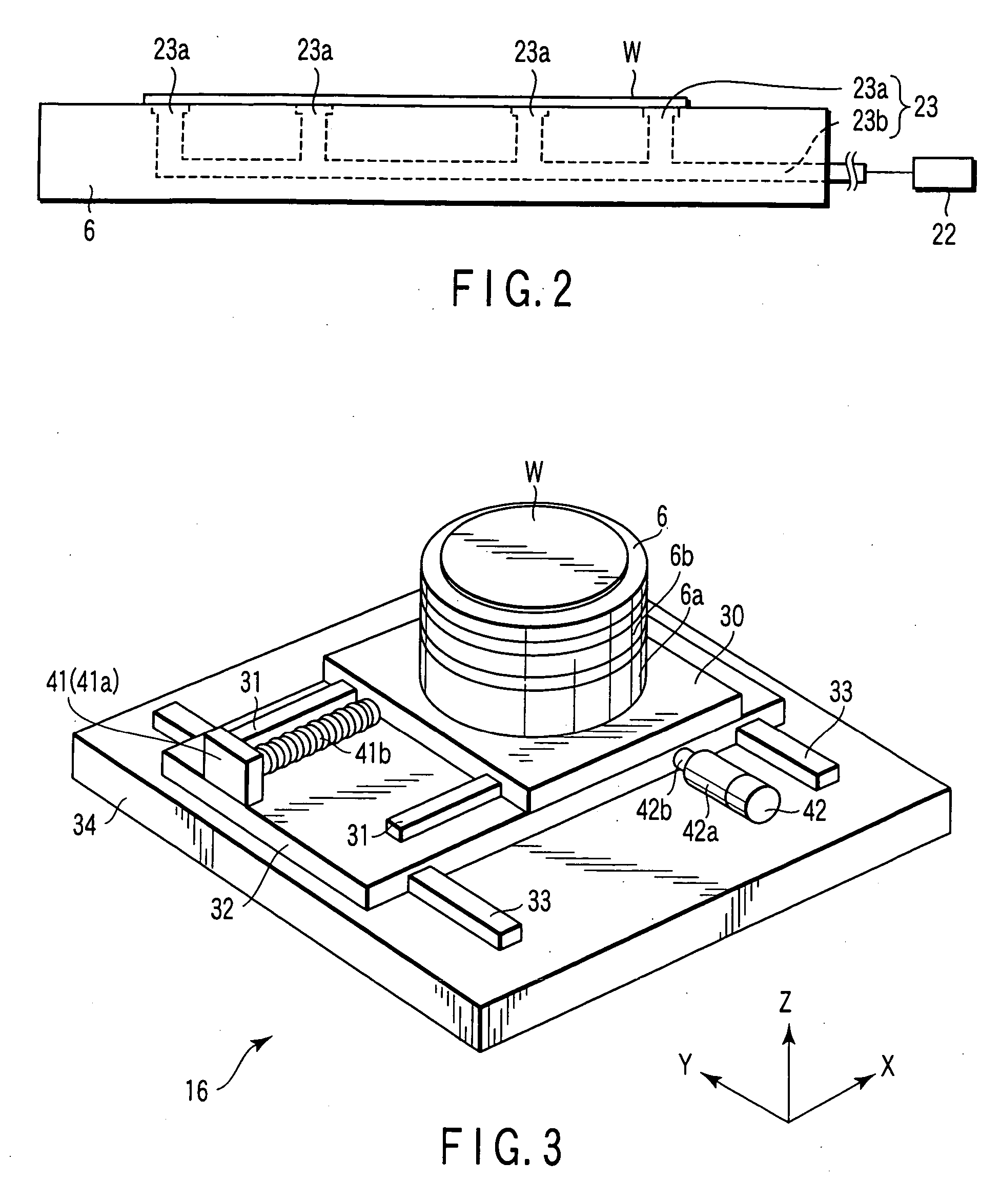 Probe apparatus with optical length-measuring unit and probe testing method