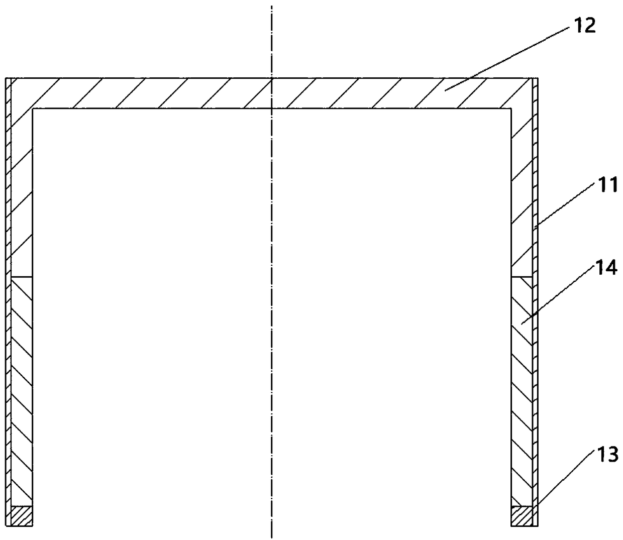 Built-in magnetic steel non-metal support structure and Stirling refrigerator and power generator