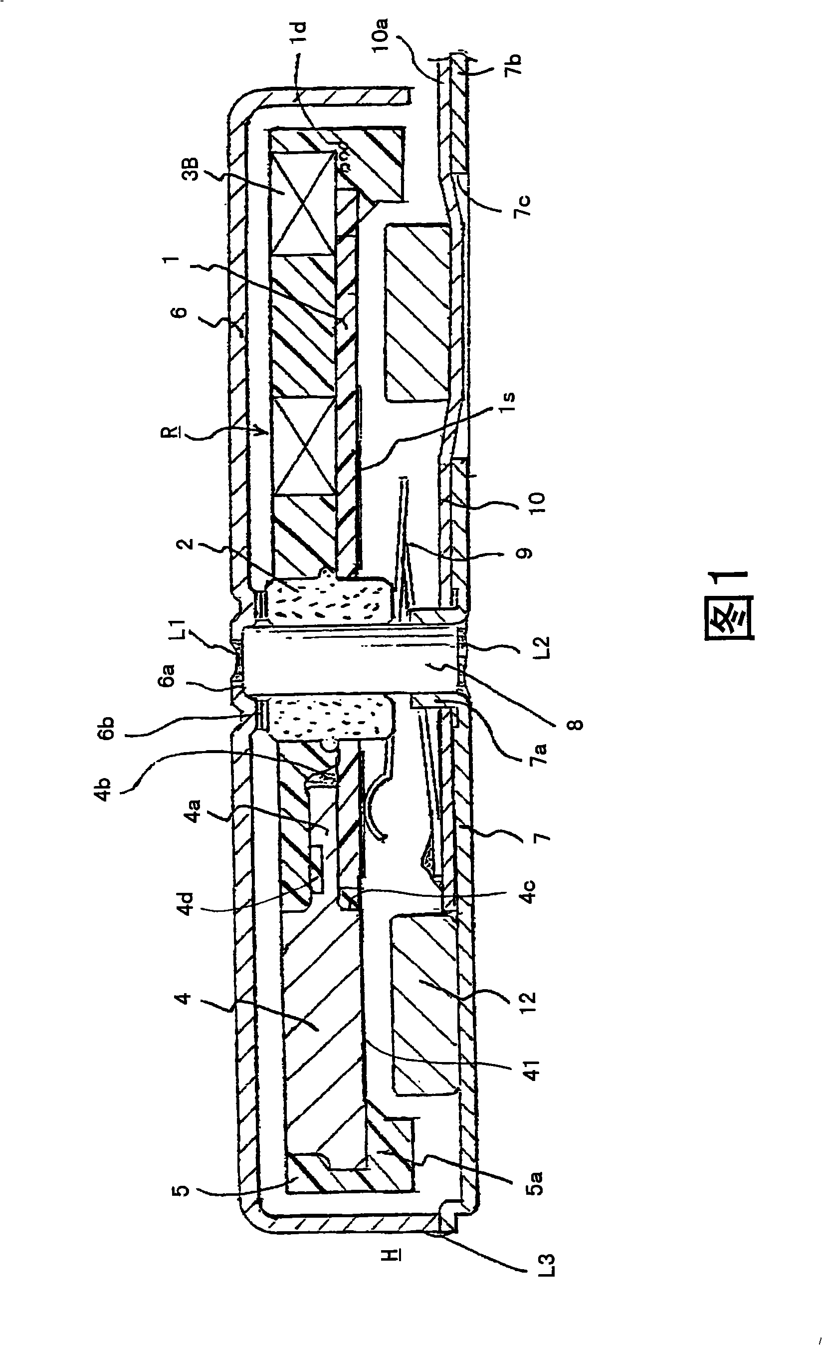 Axial gap type eccentric rotor and axial gap type coreless vibrating motor using said rotor