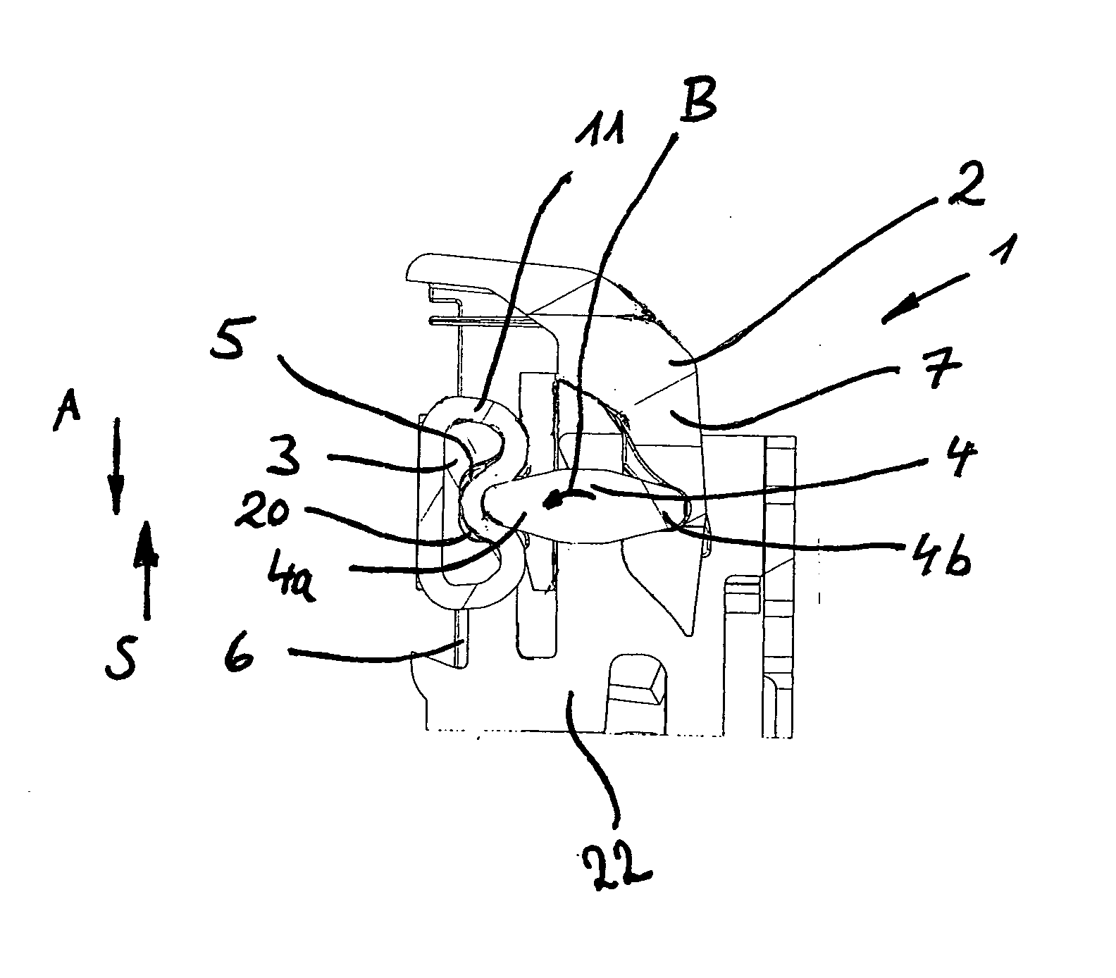 Shock-Proof Seat Belt Buckle for a Motor Vehicle