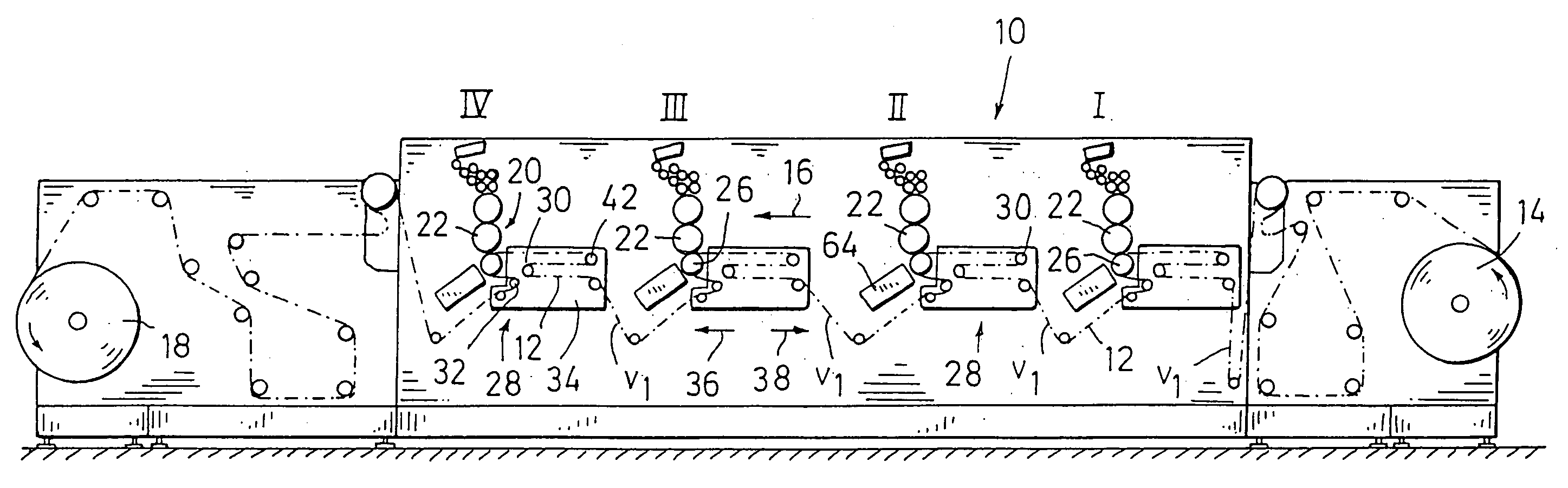 Method and apparatus for printing a web