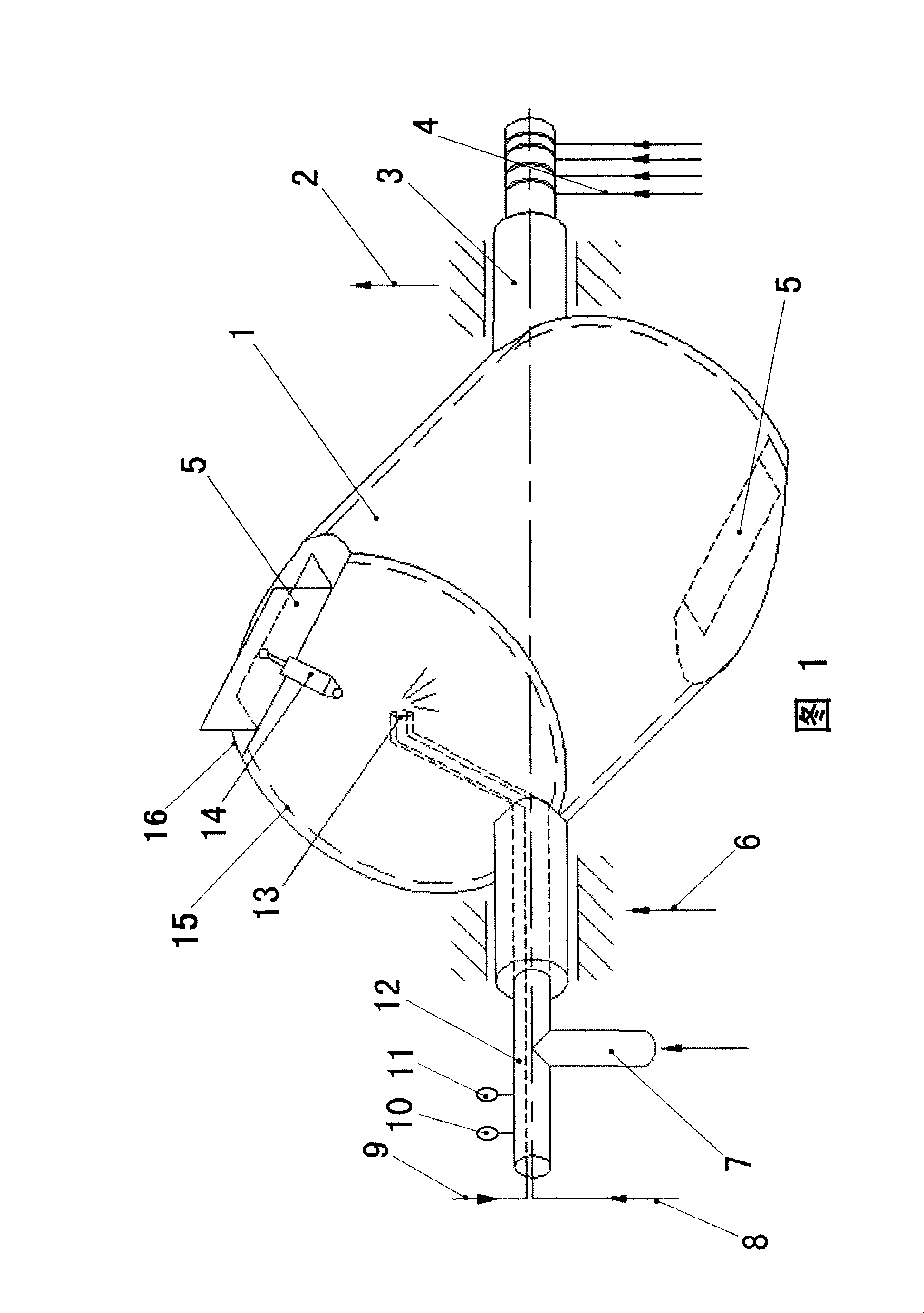 Cylindrical vacuum charger