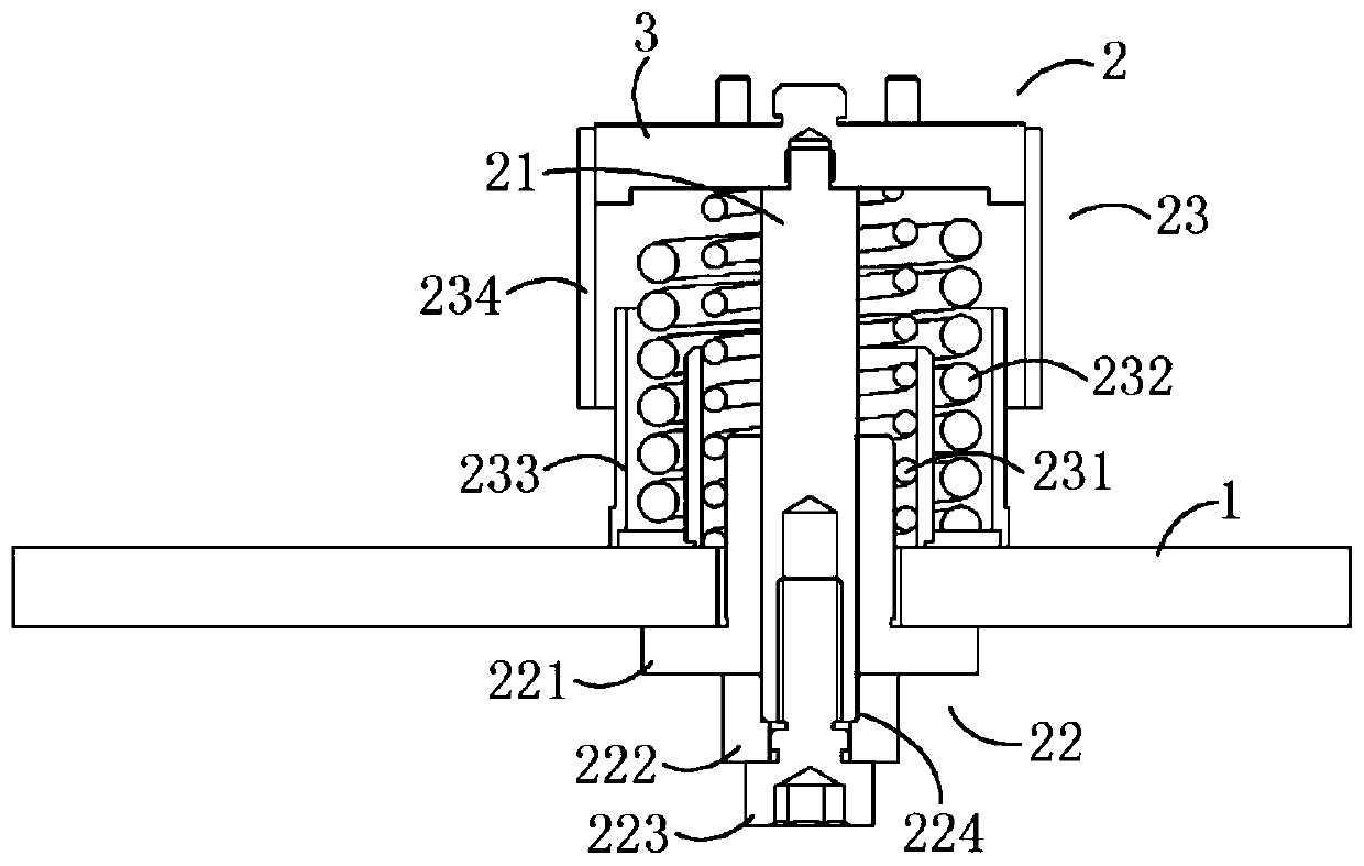 Buffering mechanism, vertical furnace and process door of vertical furnace