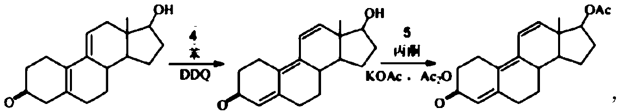 Method for preparing trenbolone acetate