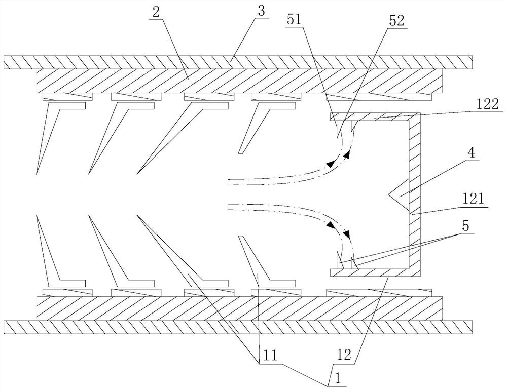 A traveling wave tube multi-stage step-down collector