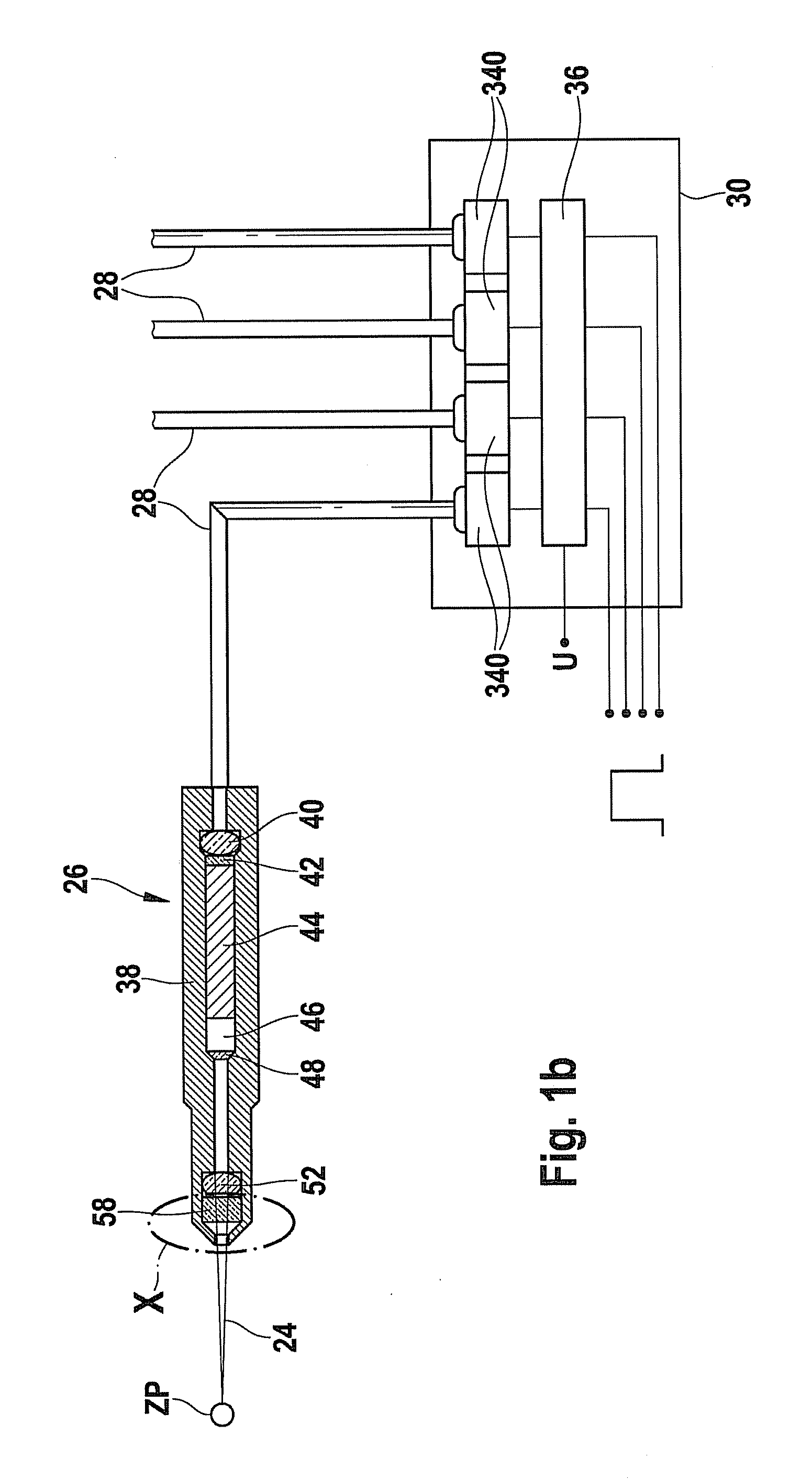 Ignition device for a laser ignition system of an internal combustion engine