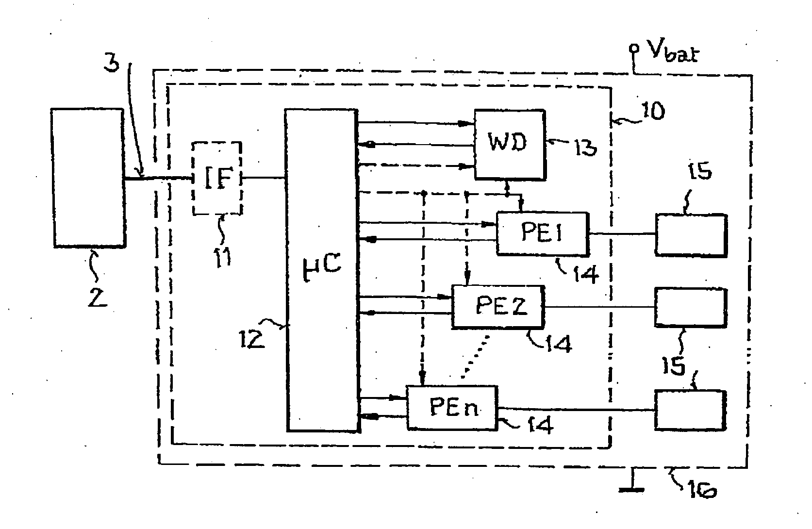 Circuit arrangement and method for controlling at least one actuator in a motor vehicle