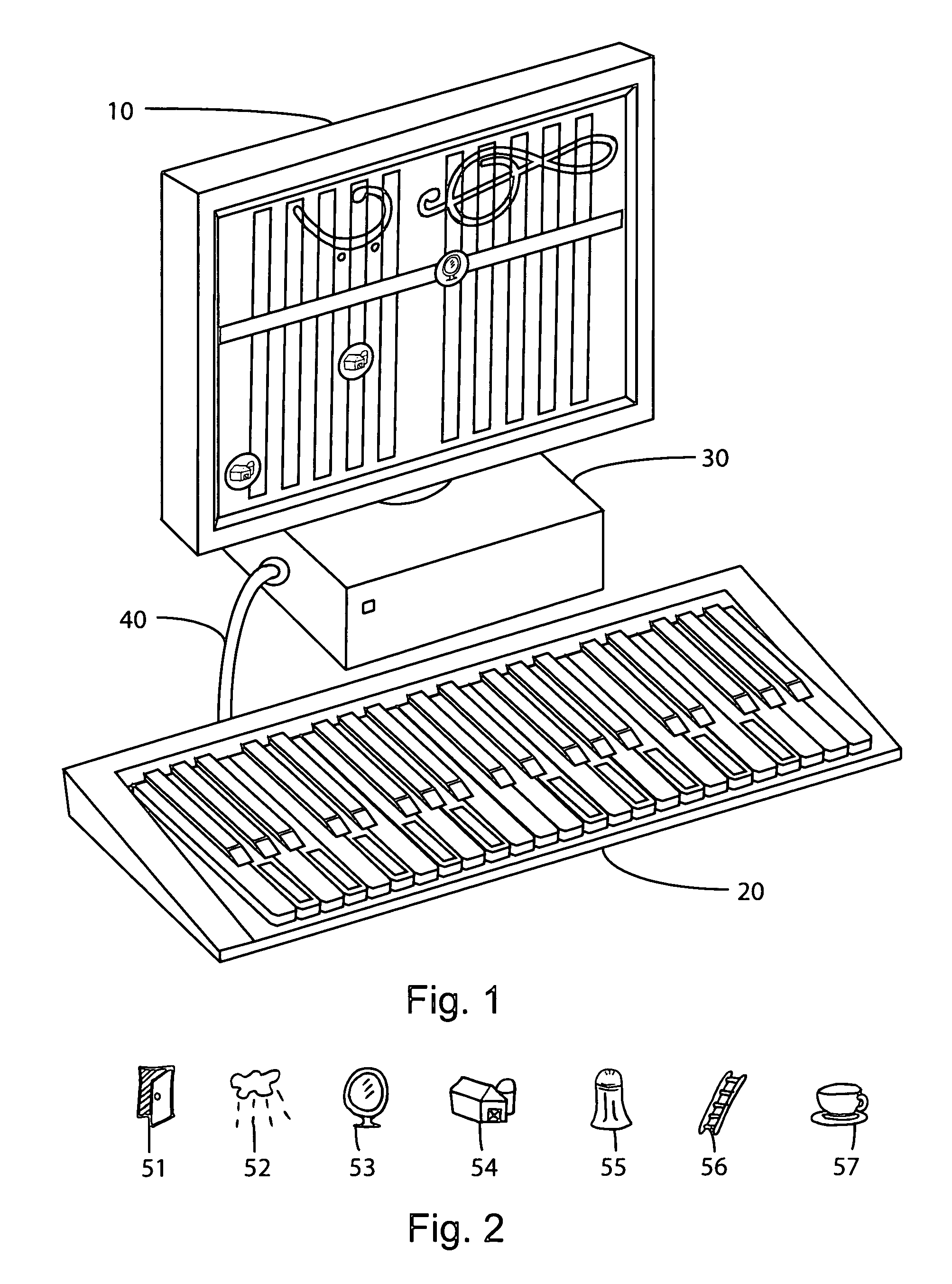Machine and method for teaching music and piano