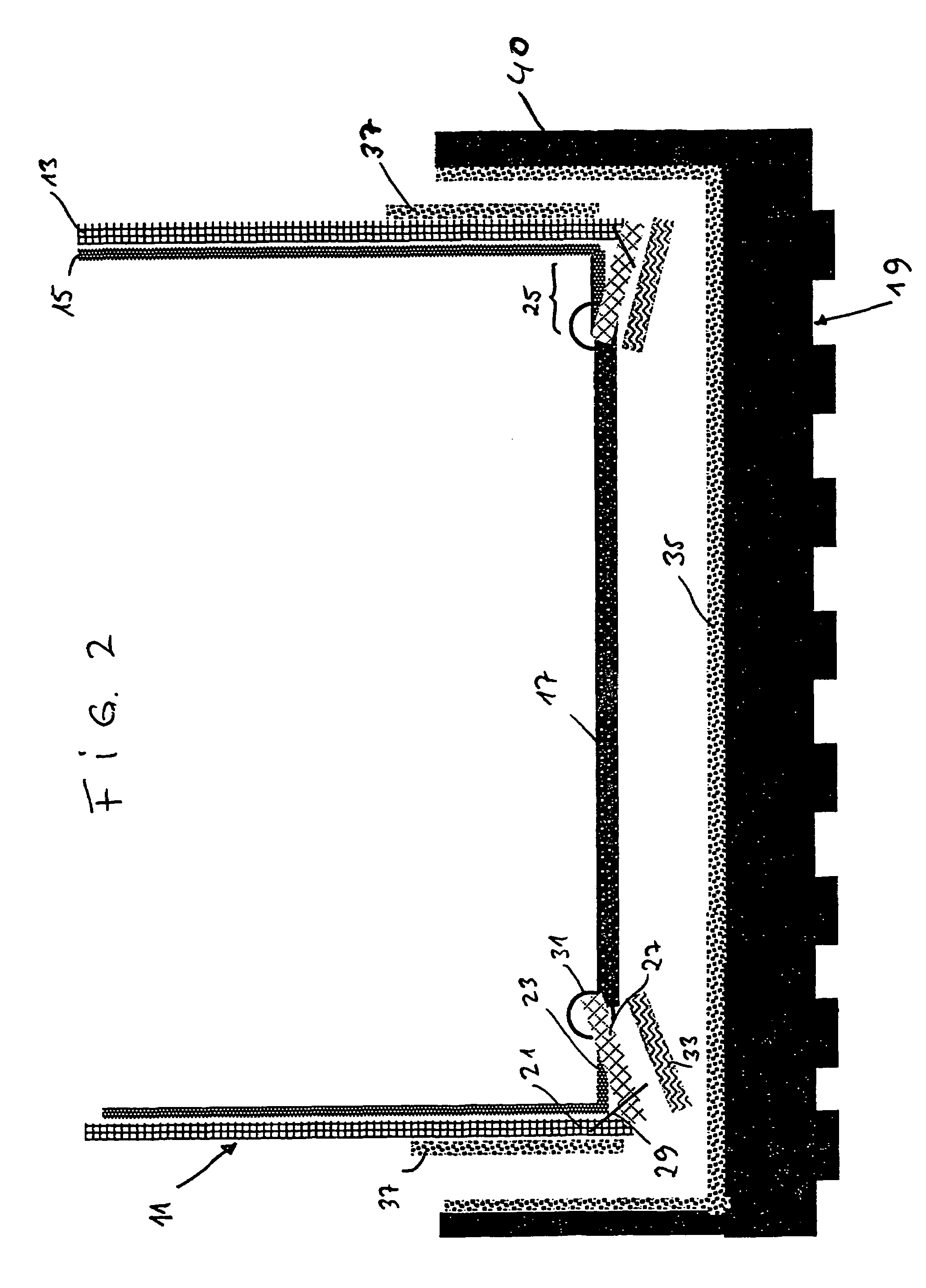 Footwear with sealed sole construction and method for producing same