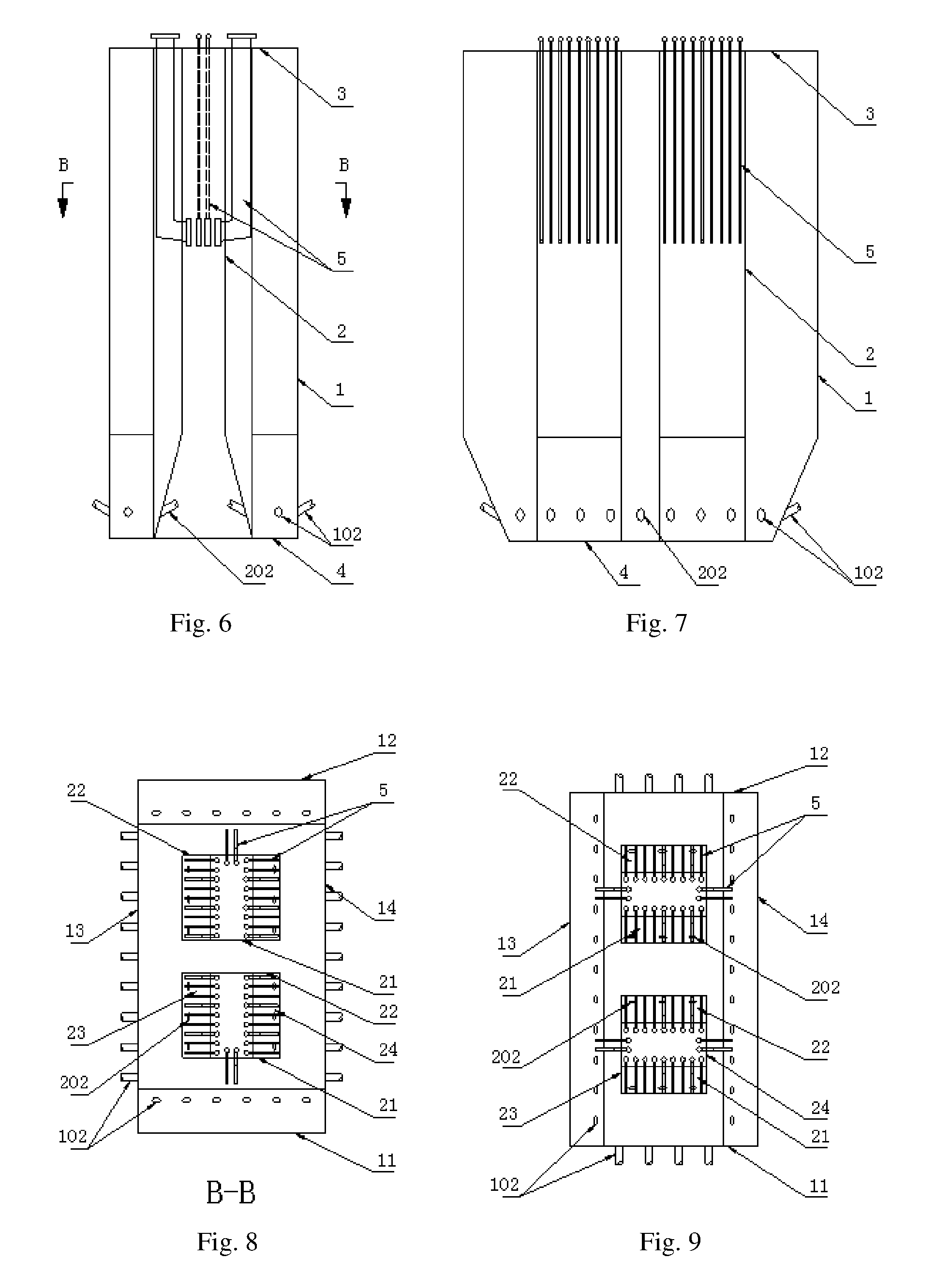 Furnace of circulating fluidized bed boiler having variable cross-section water-cooled column
