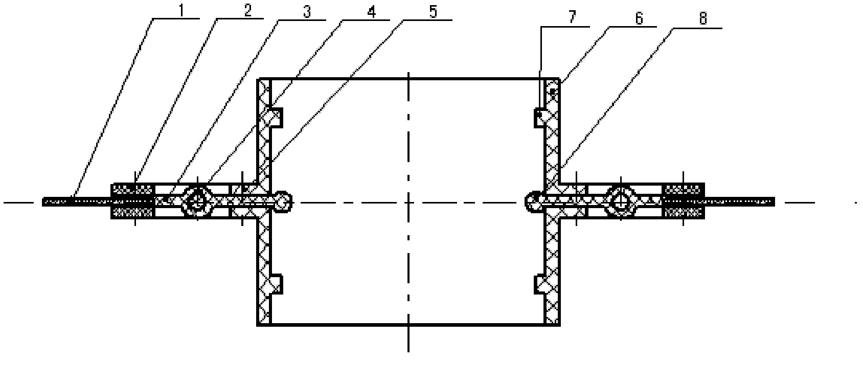 Waterproof sealing device for pile head of cast-in-place pile