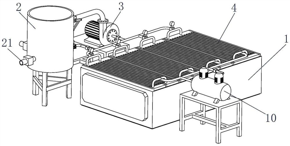 A flat cross-flow security filter device