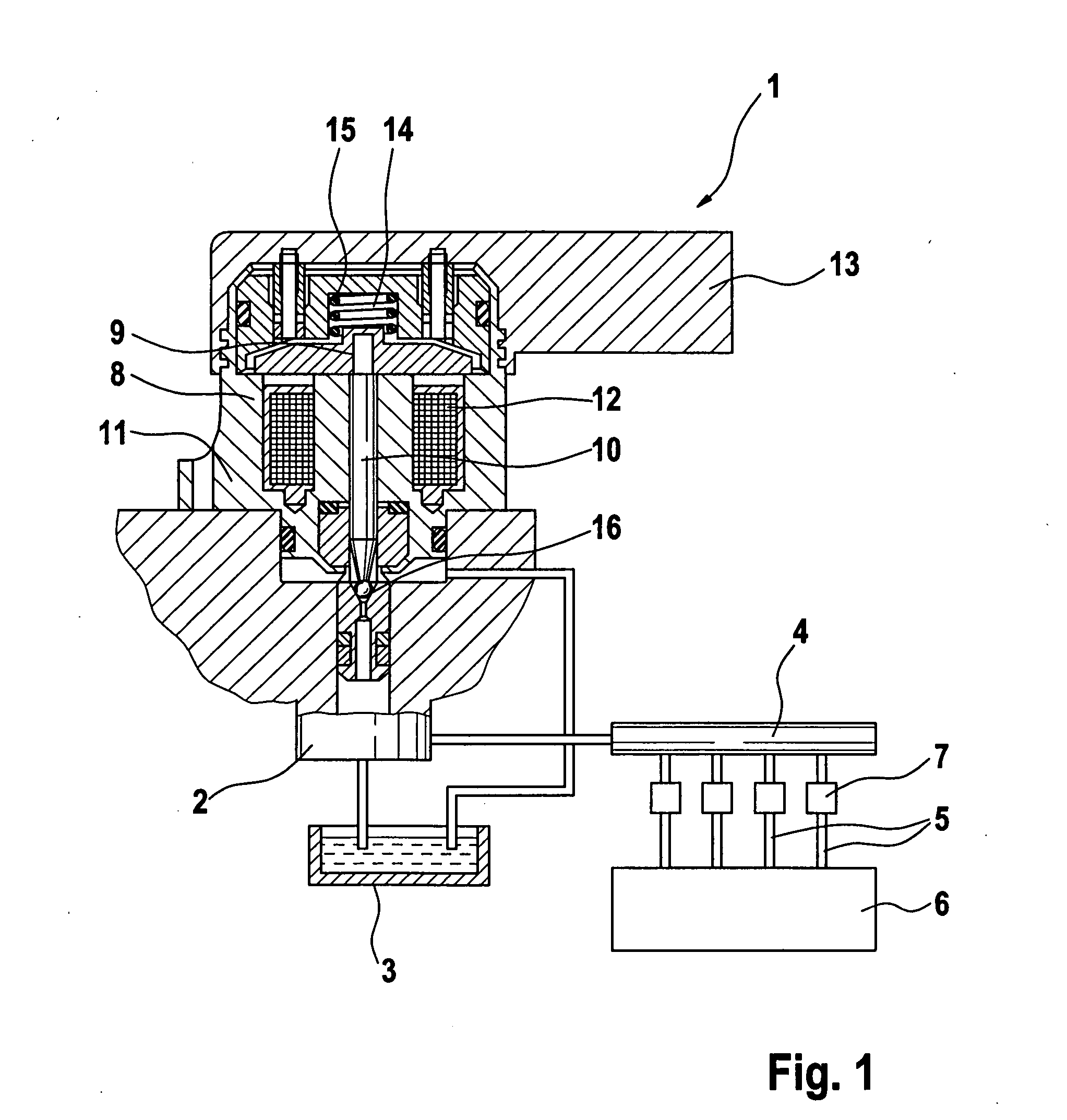 Pressure regulating valve for common rail fuel injection systems