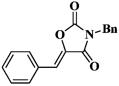 Method used for synthesizing 2, 4-oxazolidinedione compound through organic amine catalyzing CO2