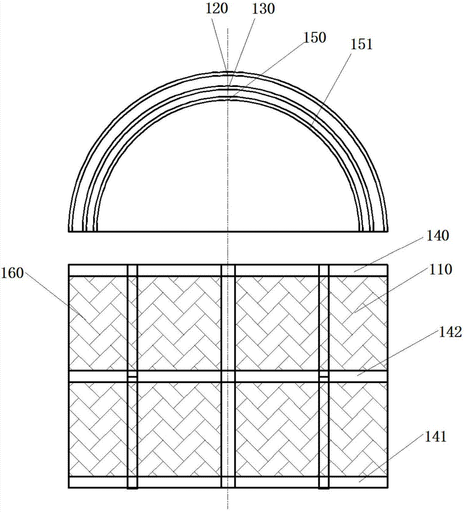 Mechanical structure greenhouse for agriculture planting