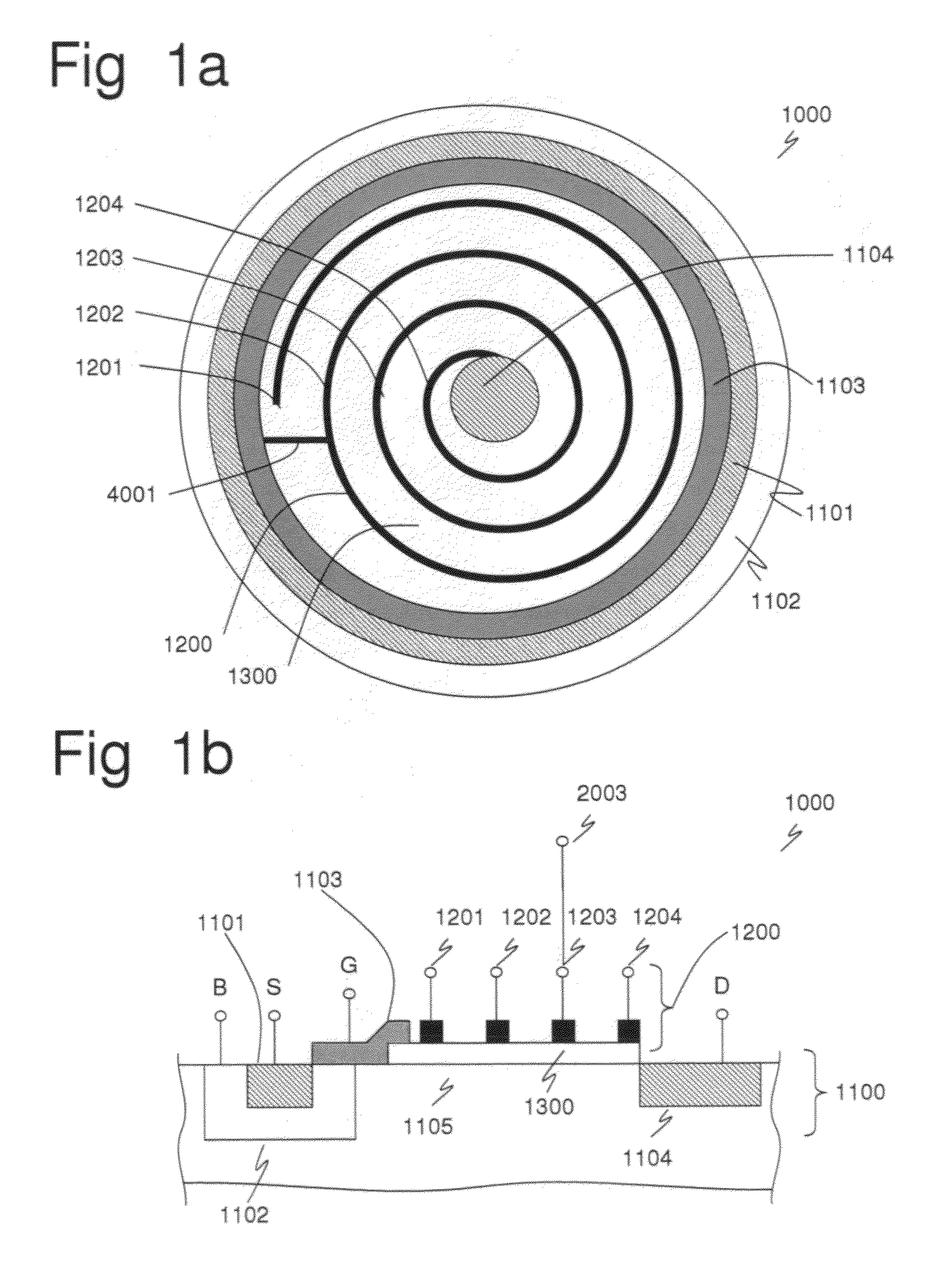 Integrated voltage divider