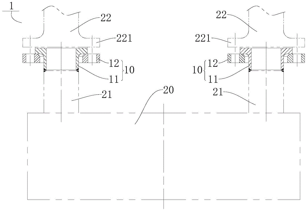 Pipe connecting structure for metallurgical furnace and metallurgical furnace