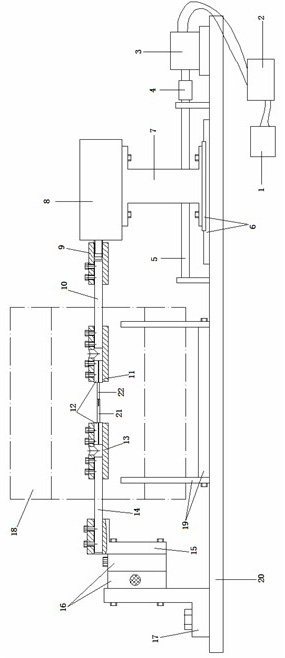 Device for testing insertion and withdrawal forces of contact elements of electric connectors in high temperature environments