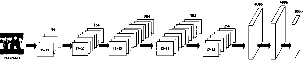 Image classification method based on deep learning feature and maximum confidence path