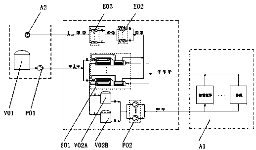 Cold exchange system and method for comprehensively utilizing cold energy of liquefied natural gas