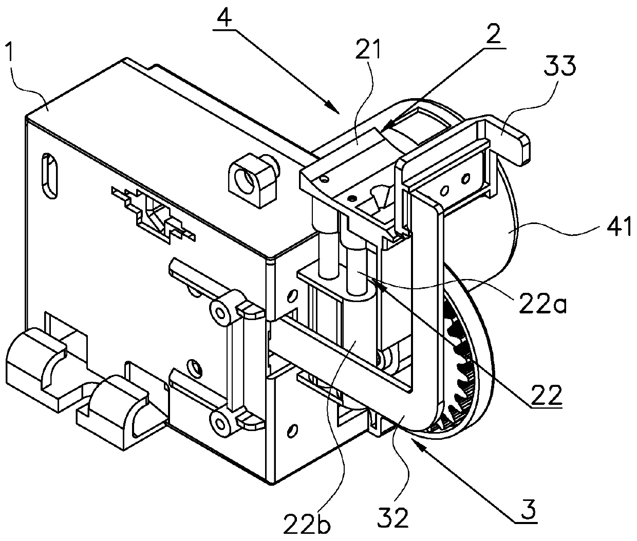 Mahjong machine stacking and pushing device and mahjong machine