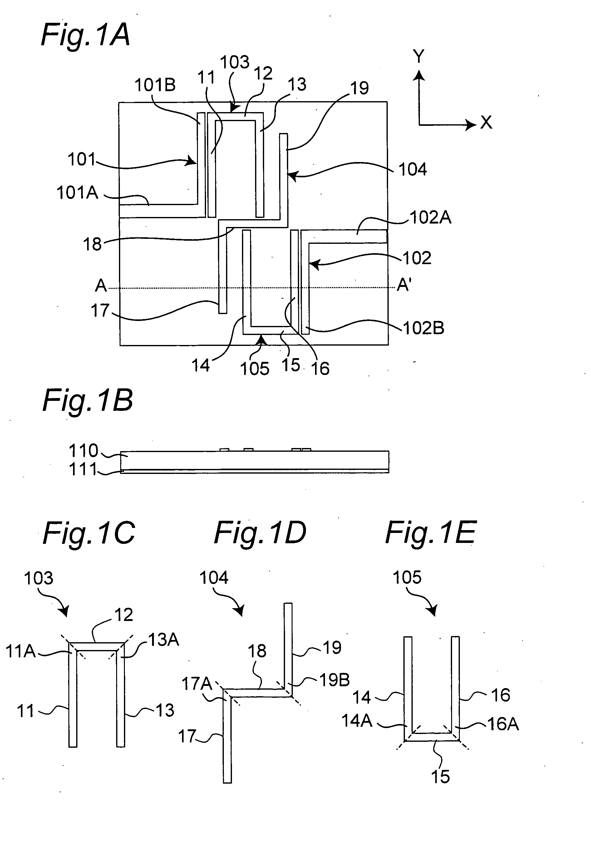 Planar filter, semiconductor device and radio unit