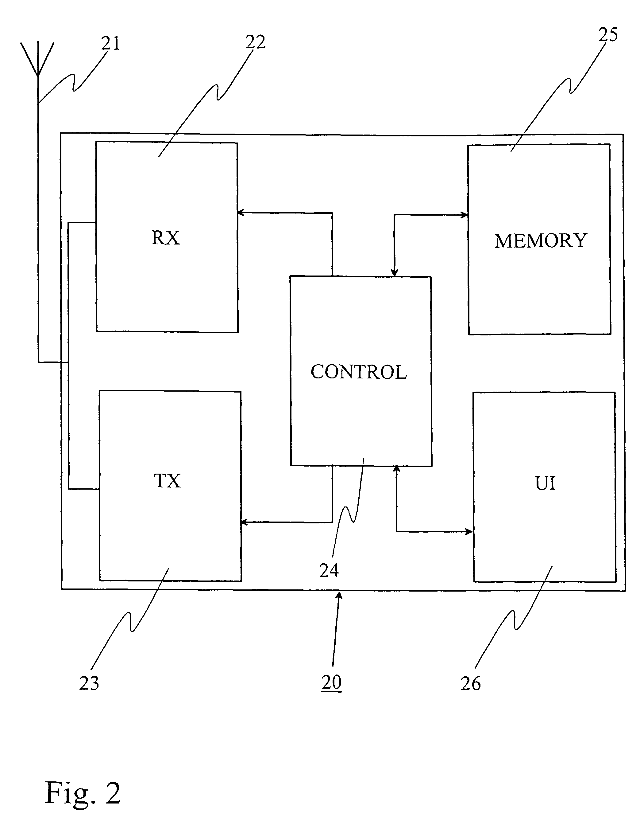 Method for saving power in a wireless terminal and a terminal