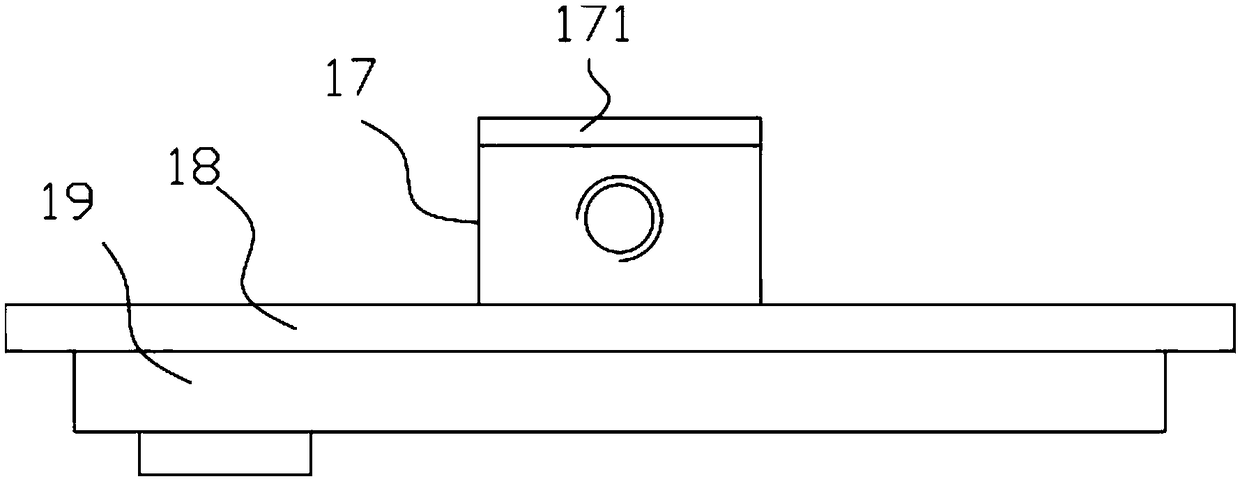 Cloth fixing and line-drawing mechanism