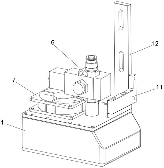 Air-blowing type labeling device