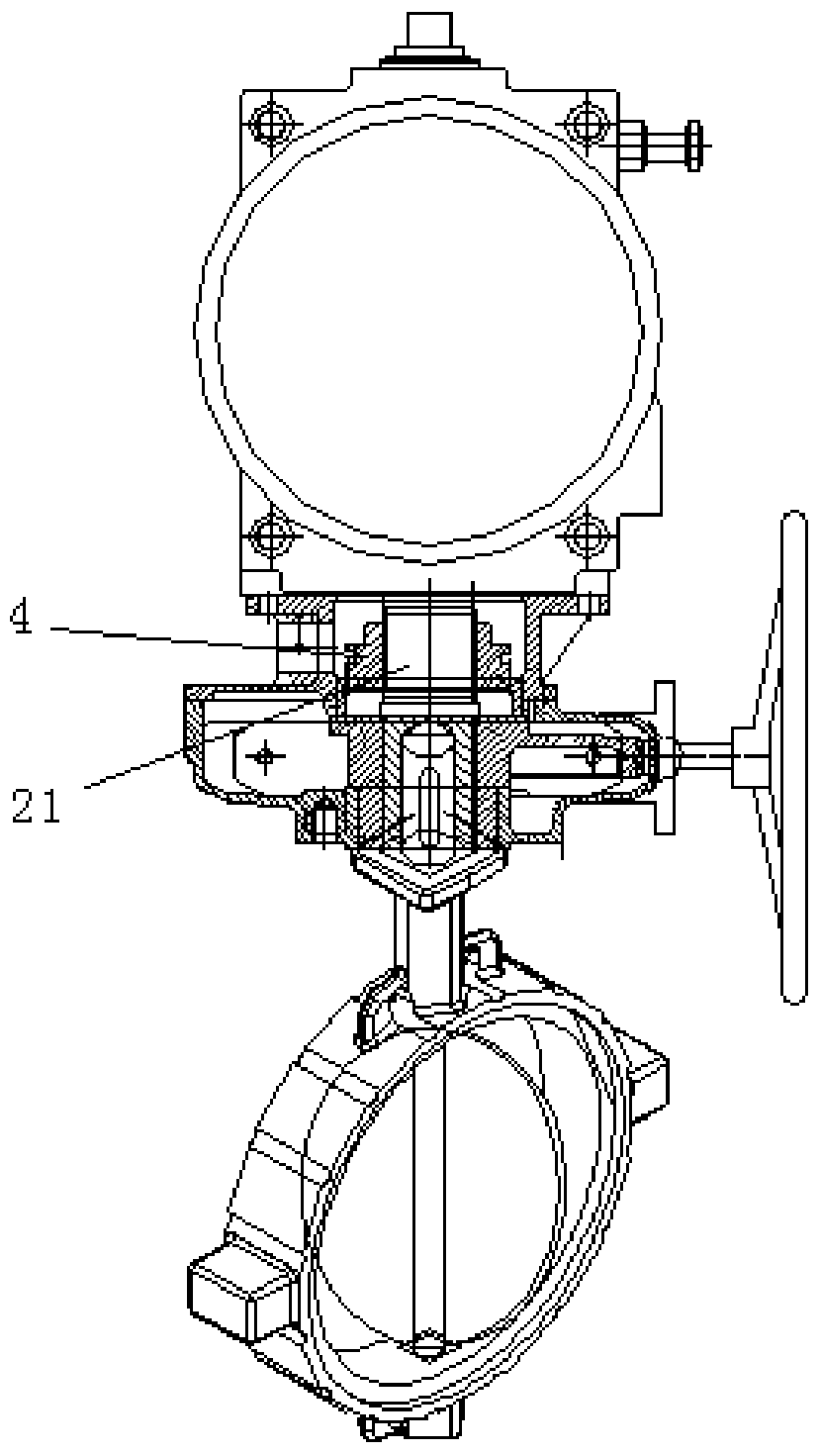 Manual and automatic clutch structure of pneumatic actuator