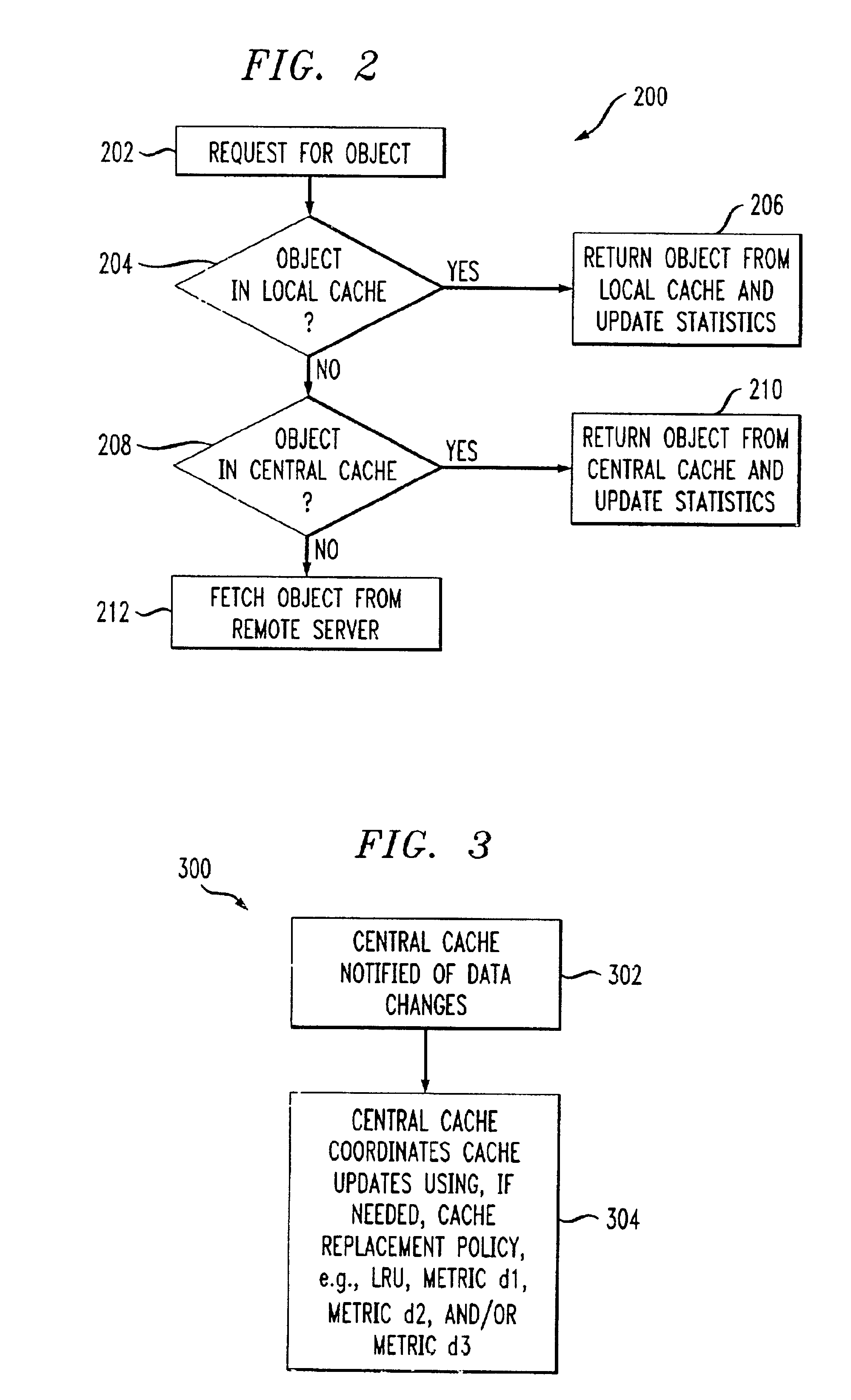 Methods and systems for distributed caching in presence of updates and in accordance with holding times