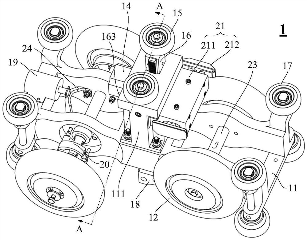 A micro-track vehicle and its running device