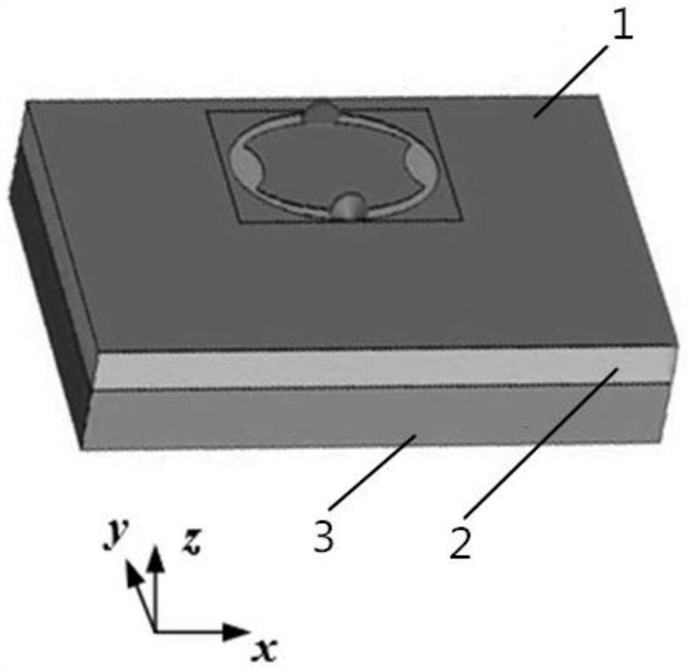 An equivalent circuit of a metamaterial unit and its feeding structure for an encoded metamaterial antenna