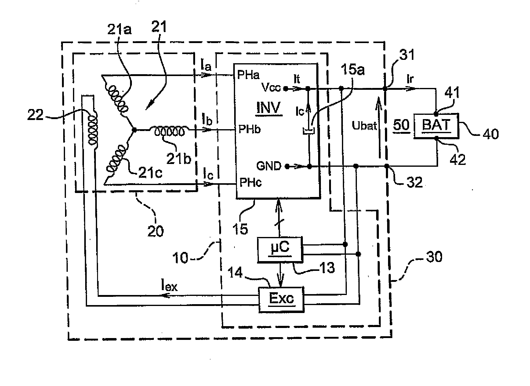 Control And Power Module For A Rotating Electrical Machine