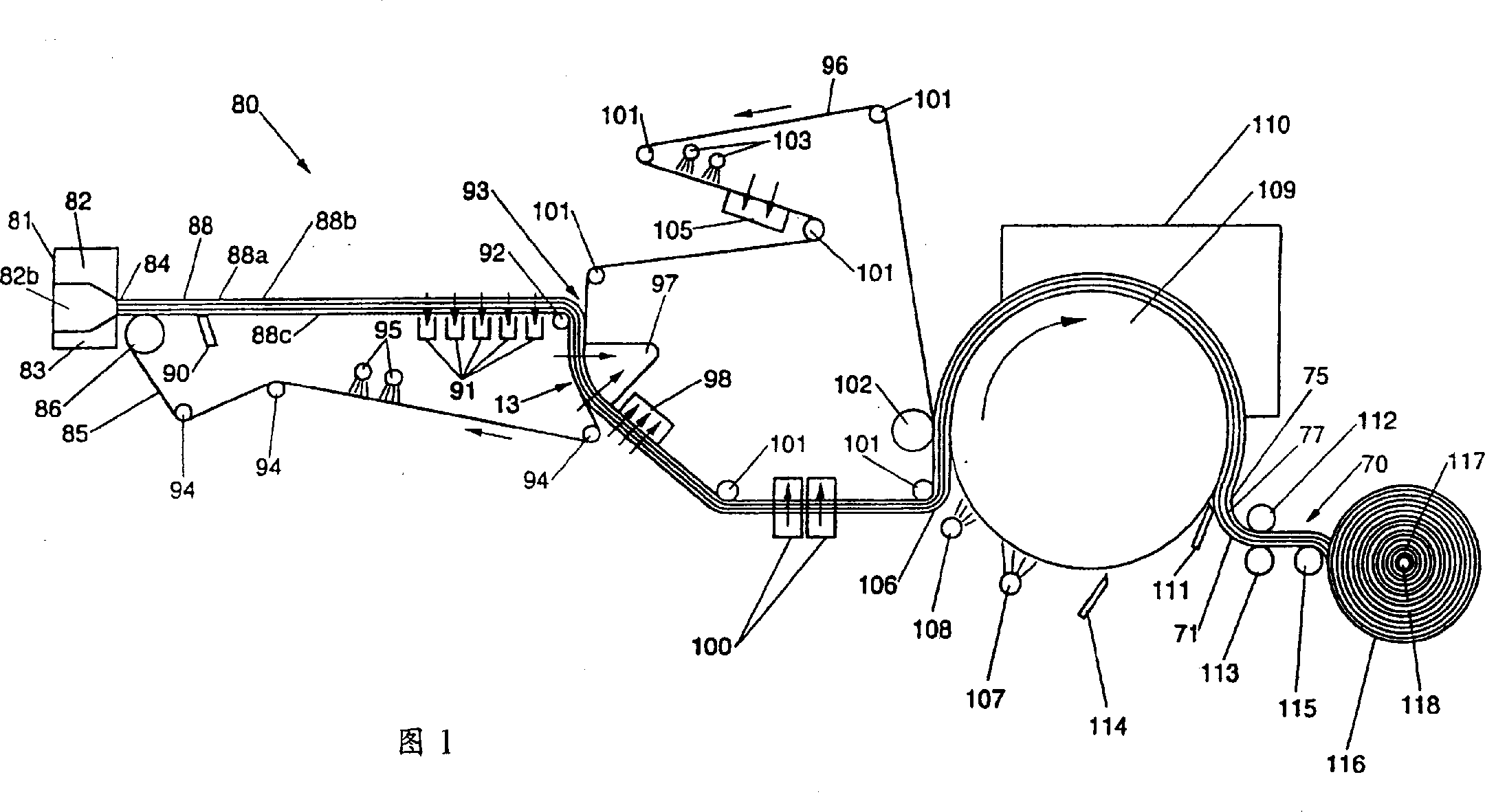 Creping adhesive and process for creping tissue paper