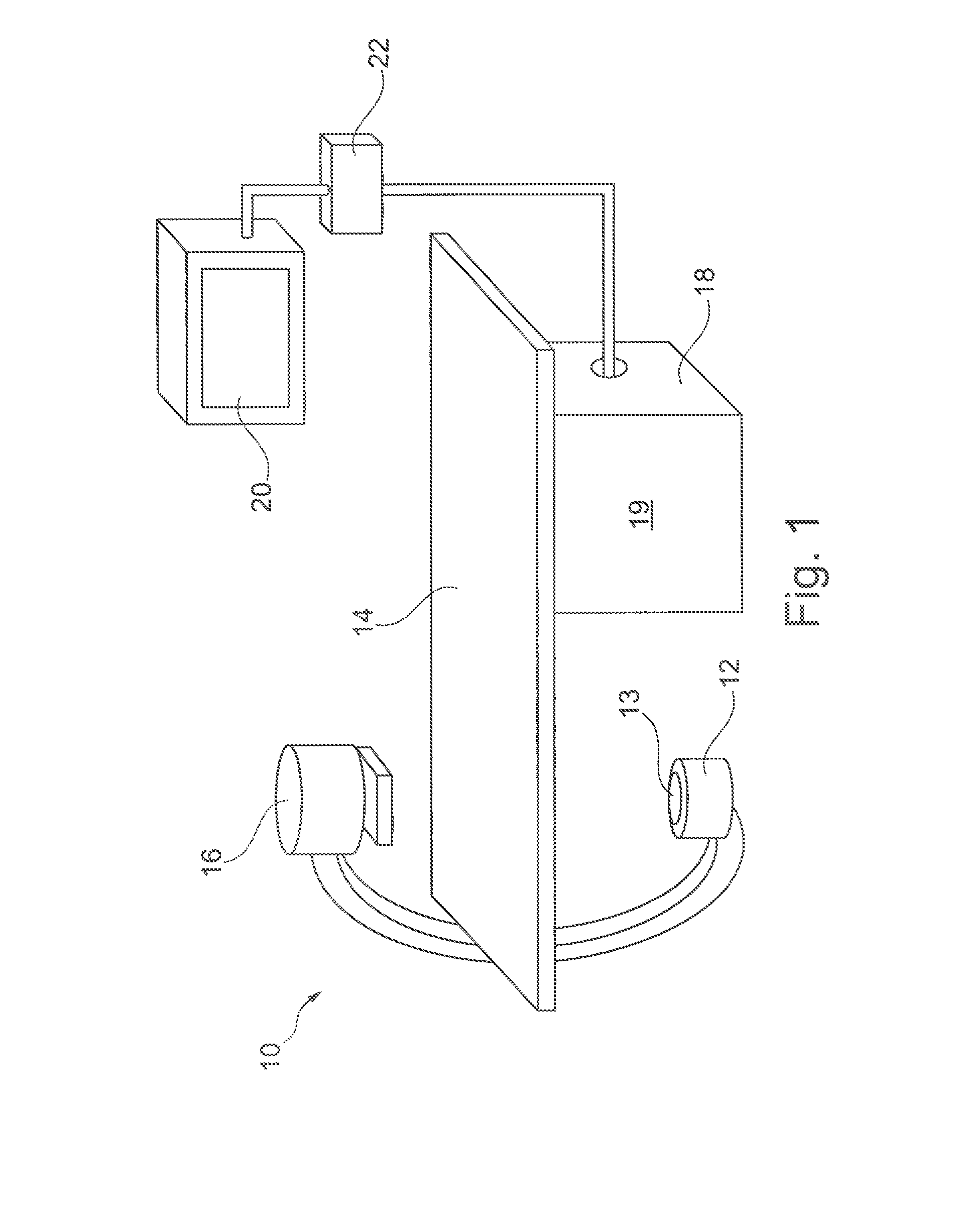 Medical imaging device for providing an image representation supporting in positioning an intervention device